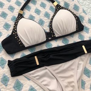 Victoria’s Secret Black & White bikini bottom